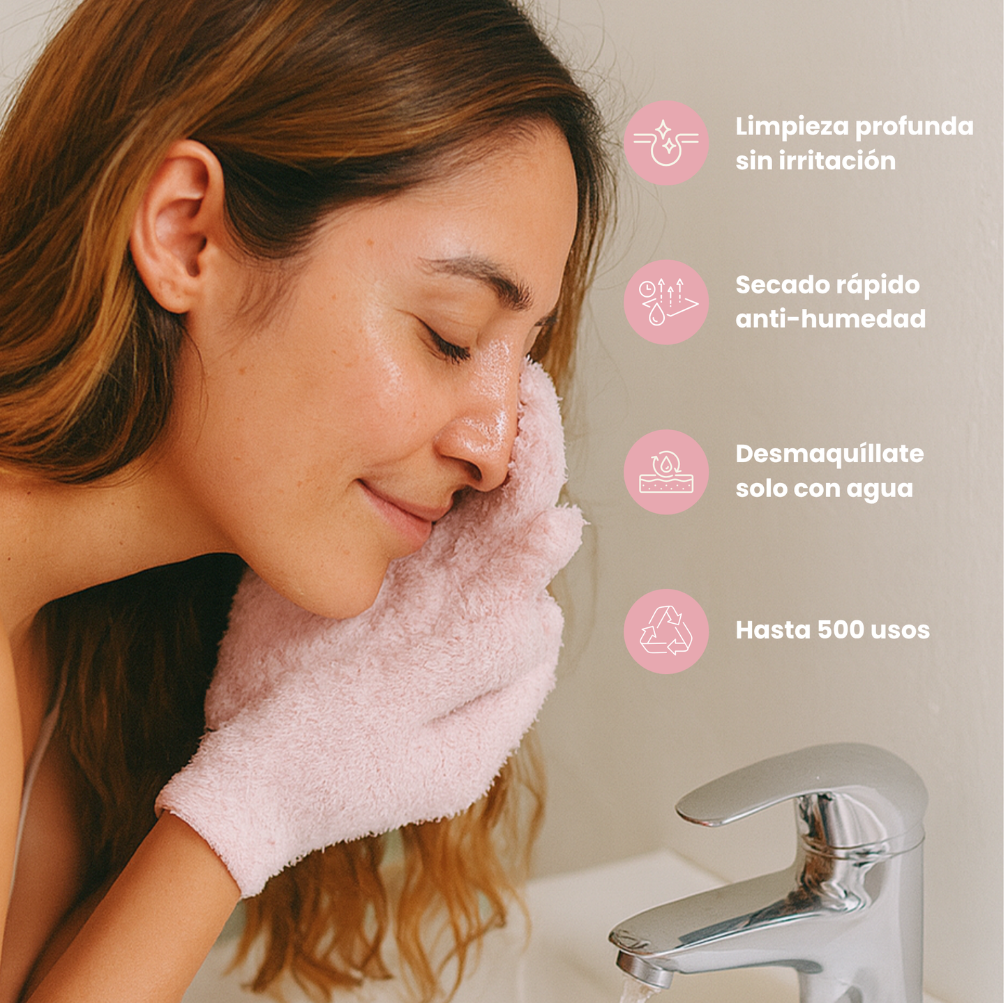 Guantes desmaquillantes Bloomi™